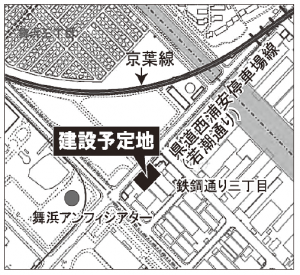 仮称・消防署舞浜出張所の建設予定地